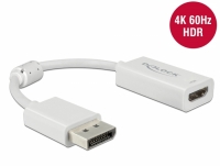 Delock DisplayPort 1.4 Adapter to HDMI 4K 60 Hz with HDR function Passive white