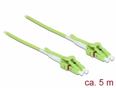 Delock Cable Optical Fibre LC > LC Multi-mode OM5 Uniboot 5 m