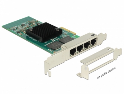 Delock PCI Express Card > 4 x Gigabit LAN