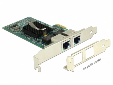 Delock PCI Express Card > 2 x Gigabit LAN