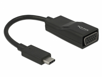 Delock Adapter USB Type-C™ male > VGA female (DP Alt Mode)