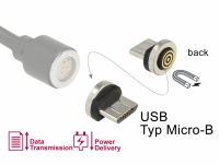 Delock Magnetic Adapter USB Type Micro-B male
