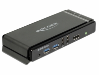 Delock DisplayPort 1.2 KVM Switch 4K 60 Hz with USB 3.0 and Audio