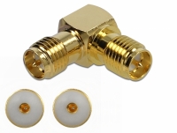 Delock Adapter RP-SMA jack to RP-SMA jack 90° 10 GHz