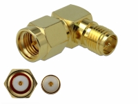 Delock Adapter SMA male to RP-SMA female 90° 3 GHz