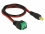 Delock Cable DC 5.5 x 2.1 mm male to Terminal Block 2 pin 50 cm