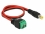 Delock Cable DC 5.5 x 2.5 mm male to Terminal Block 2 pin 30 cm