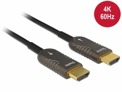 Delock Active Optical Cable HDMI-A male > HDMI-A male 4K 60 Hz 30 m