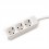 VALUE Power Strip, 3-way, white, 1.5 m