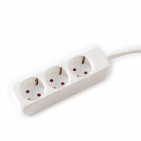 VALUE Power Strip, 3-way, white, 1.5 m