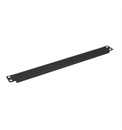 Value 19" Blank Panel, 1U, Metal, RAL 9005 black