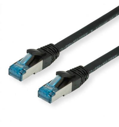 VALUE S/FTP Patch Cord Cat.6A, black, 0.3 m