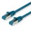 VALUE S/FTP Patch Cord Cat.6A, blue, 0.3 m