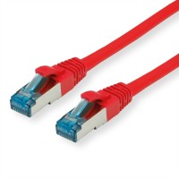 VALUE S/FTP Patch Cord Cat.6A, red, 0.3 m