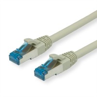 VALUE S/FTP Patch Cord Cat.6A, grey, 0.3 m