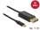 Delock USB cable Type-C to DisplayPort (DP Alt Mode) 4K 60 Hz 1 m coaxial