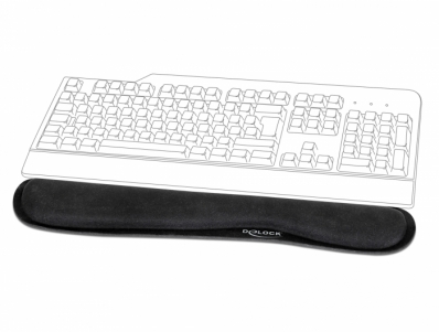 Delock Wrist Rest for Keybord / Laptop black