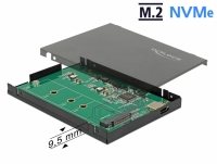 Delock Externes 2.5˝ Gehäuse für M.2 NVMe PCIe SSD mit USB 3.1 Gen 2 USB Type-C™