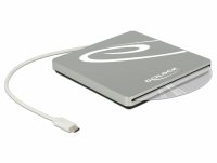 Delock External Enclosure for 5.25″ Slot-in Slim SATA Drives 9.5 / 12.7 mm to USB Type-C™ male silver