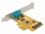 Delock PCI Express Card to 1 x Serial with voltage supply ESD protection