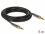 Delock Stereo Jack Cable 3.5 mm 3 pin male to male with screw adapter 5 m