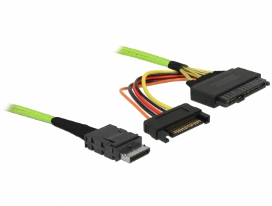 Delock Cable OCuLink PCIe SFF-8611 to U.2 SFF-8639 0.5 m