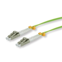 ROLINE Fibre Optic Jumper Cable, 50/125 µm, LC/LC, OM5, green, 2.0 m