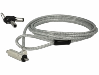 Navilock Laptop Security Cable with Key Lock for Kensington slot 3 x 7 mm