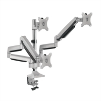 VALUE Triple LCD Monitor Arm, Desk Clamp, 6 Joints, height adjustable separately