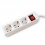 VALUE Power Strip, 3-way, with Switch, white, 3 m