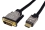 ROLINE Monitor Cable, DVI (24+1) - HDMI, Dual Link, M/M, black /silver, 1.5 m
