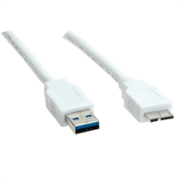 Secomp STANDARD USB 3.1 Gen 1 Cable, A - Micro A, M/M, beige, 1.8 m