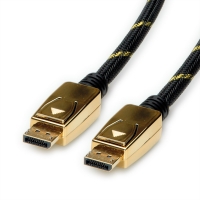 ROLINE GOLD DisplayPort Cable, v1.4, DP-DP, M/M, 1.0 m