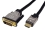 ROLINE Monitor Cable, DVI (24+1) - HDMI, Dual Link, M/M, black /silver, 7.5 m