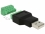 Delock Adapter USB 2.0 Type-A male > Terminal Block 5 pin 2-part