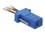 Delock Adapter Sub-D 9 pin male to RJ45 female Assembly Kit blue