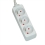 VALUE Power Strip, 3-way UTE, white, 3 m