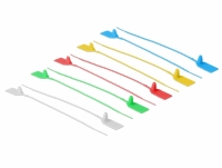 Delock Cable Ties with label tap L 250 x W 2.7 mm 10 pieces assorted colors