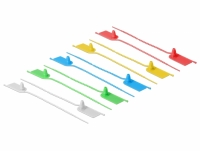 Delock Cable Ties with label tap L 205 x W 2.8 mm 10 pieces assorted colors