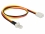 Delock Fan Power Cable 3 pin male to 3 pin female 30 cm