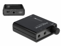 Delock Portable Stereo Headphone Amplifier with dual output and bass boost