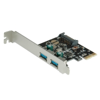VALUE PCI-Express Adapter, 2x USB 3.1 Gen 1, 5 Gbit/s