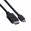 ROLINE Mini DisplayPort Cable, Mini DP-HDTV, M/M, black, 1.0 m