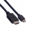 ROLINE Mini DisplayPort Cable, Mini DP-HDTV, M/M, black, 3.0 m