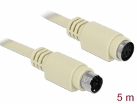 Delock PS/2 extension cable 5 m