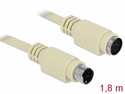 Delock PS/2 extension cable 1.8 m