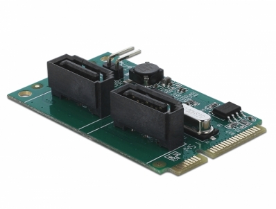 Delock Mini PCIe Converter to 2 x SATA with RAID