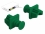 Delock Dust Cover for RJ45 jack 10 pieces green