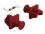 Delock Dust Cover for RJ45 jack 10 pieces red