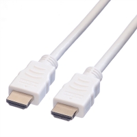 VALUE HDMI High Speed Cable + Ethernet, M/M, white, 1.5 m